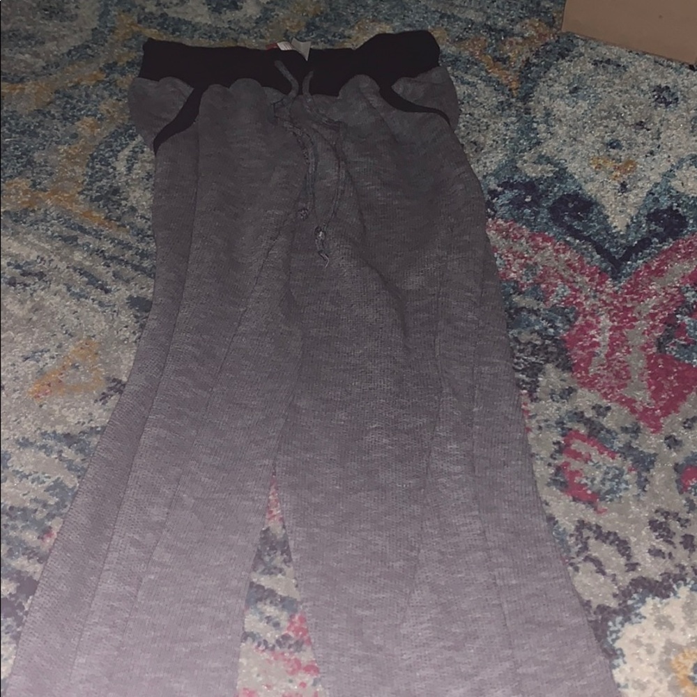 Gray joggers